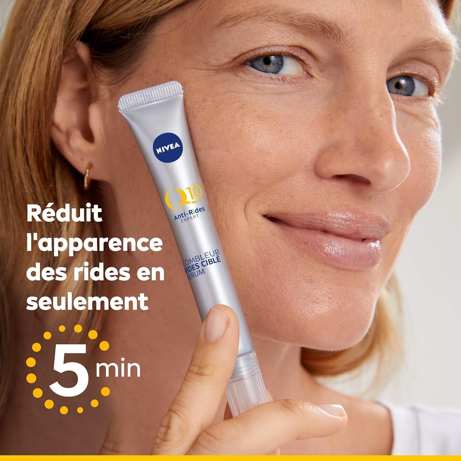 Q10 Trousse anti Rides Power (1Pce), Trousse De Toilette Combleur De Rides & Soin De Jour FPS30, Routine Visage anti Rides, Coffret Cadeau Crème Hydratante Visage Q10 Pur & Acide Hyaluronique