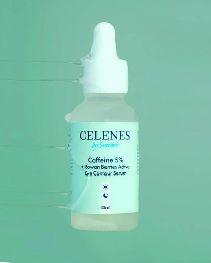 Serum Visage & Contour Des Yeux anti Rides - 5% Caféine+Sorbier, Antioxydant & anti Cerne Homme & Femme, Sans Alcool-Paraben, Serum Hydratant Visage & Soins Pour Le Visage, 30Ml