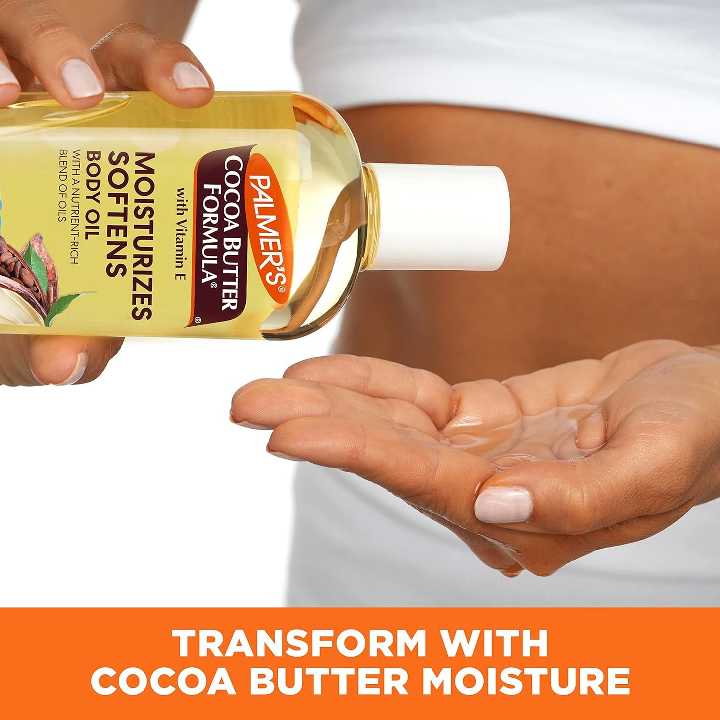 Palmers Cocoa Butter Formula with Vitamin E Moisturizing Body Oil for Unisex 8.5 Oz Oil