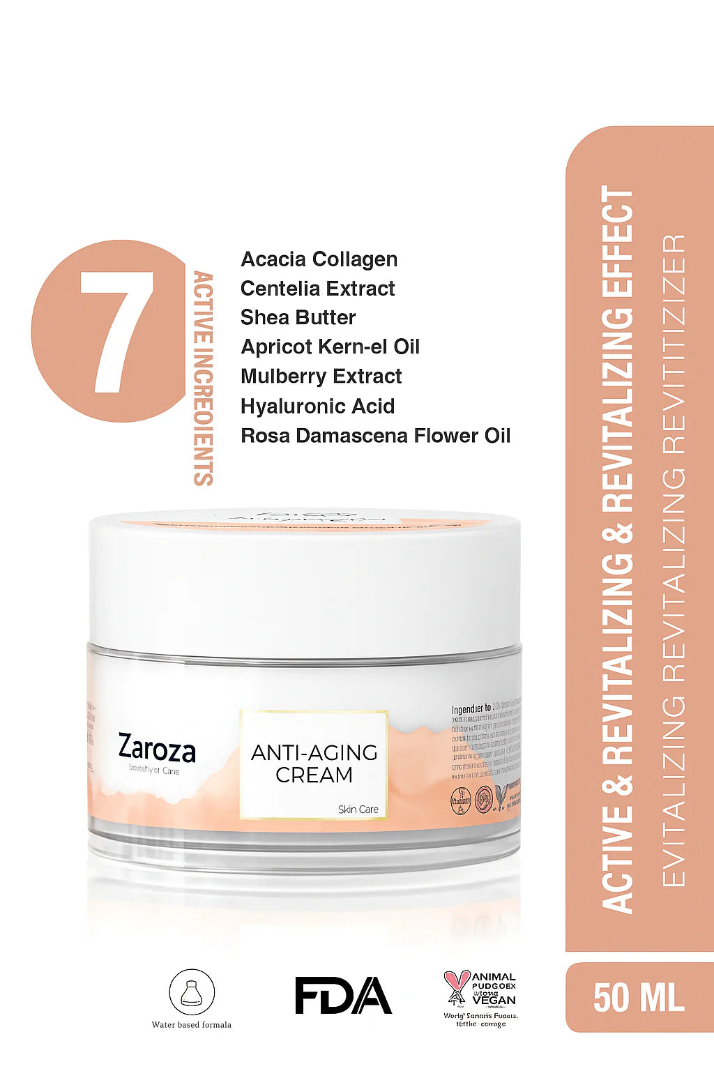 Anti Aging and anti Wrinkle Moisturizing Cream anti Aging Cream 50 Ml