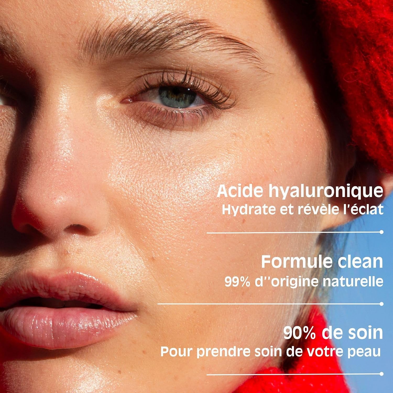 - Sérum Teinté Soin Hydratant 30 Ml - Hydratation Intense & Glow Naturel - Peaux Sèches À Très Sèches - Acide Hyaluronique - 99% Naturel - Vegan - 02 Claire | Sérum Hydratant À L'Acide Hyaluronique - Teinte De Peau - Base Légère - 99 % D'Ingrédients Naturels - 02 Clair