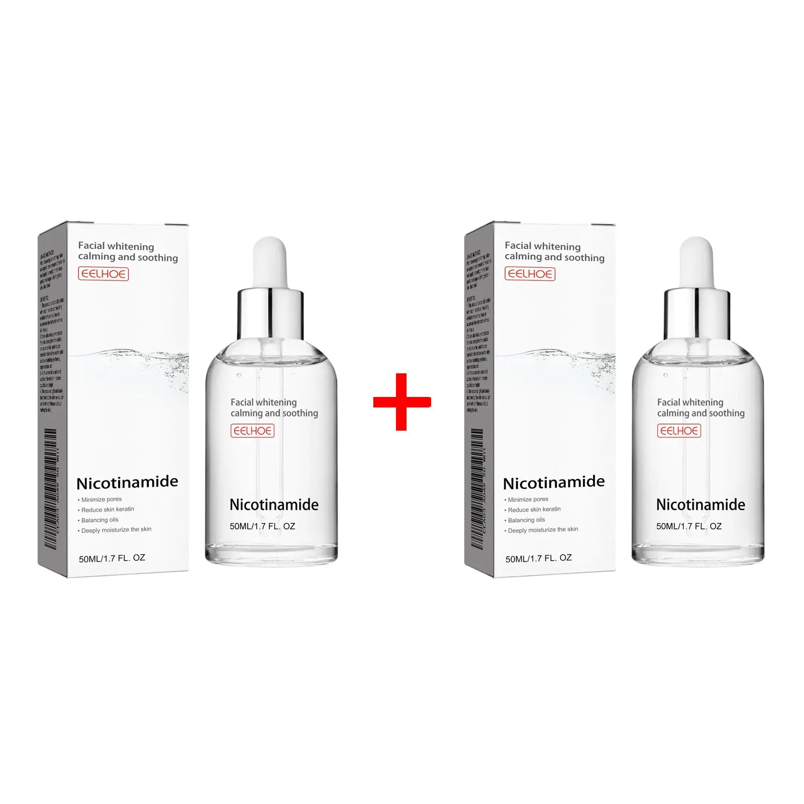 Nicotinamide Face Serum Nourish Face Contour Facial W-Hitening Shrink Pores Pigmentation Remover Skin Care Products 50Ml