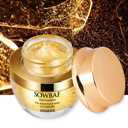 24K Gold Snail Collagen Face Cream Moisturizing Skincare Essential Brightening Anti- Aging Wrinkle Whitening Face Skin Care 50Ml