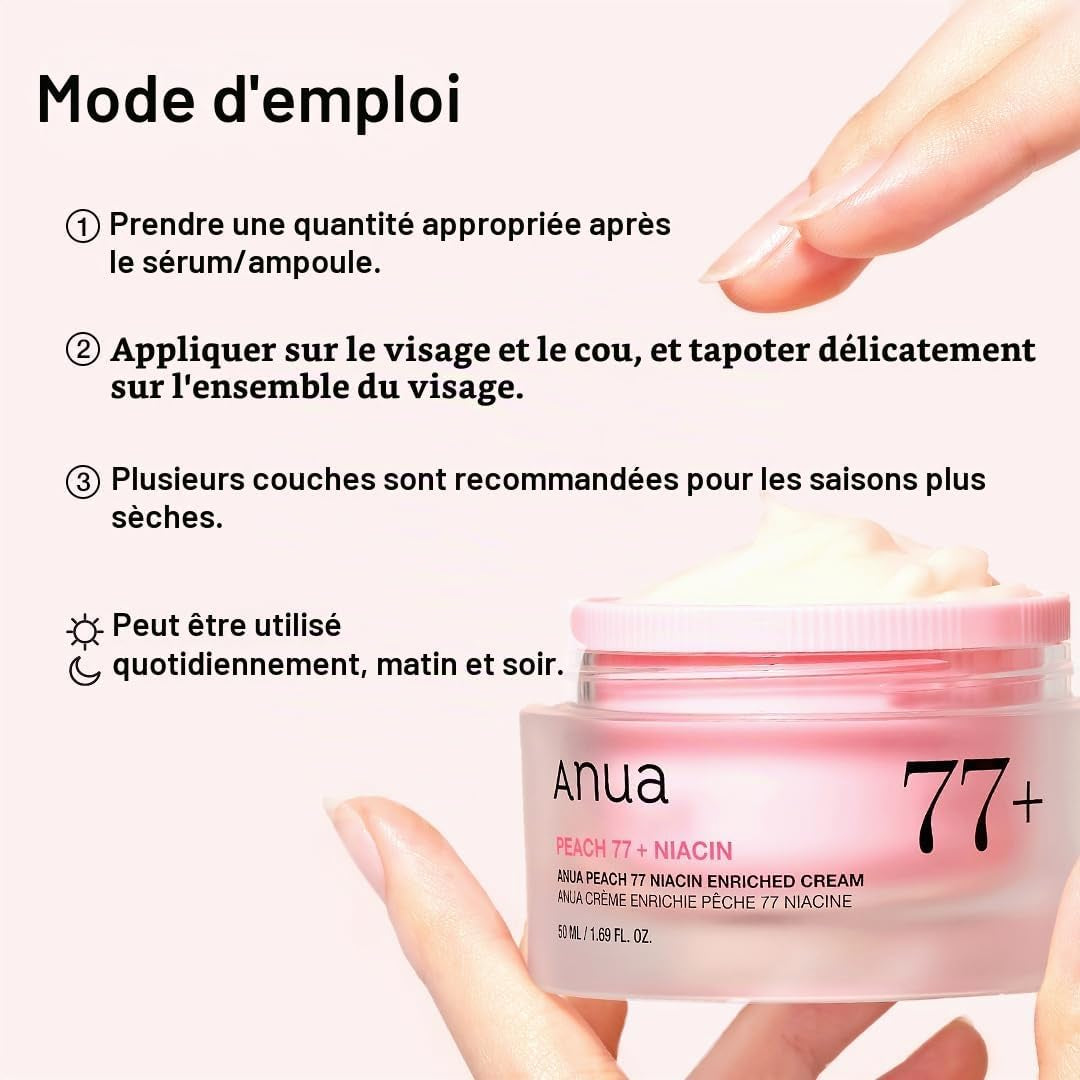 Peach 77% Niacin Enriched Cream (50 Ml)