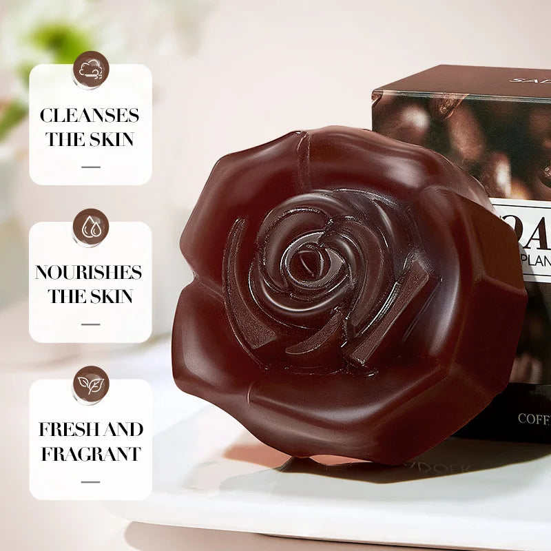 100G Coffee Handmade Soap Cleansing the Body Hand Wash Soap Essential Oil Moisturizing Product Body Care Dry Skin Prevent Dry