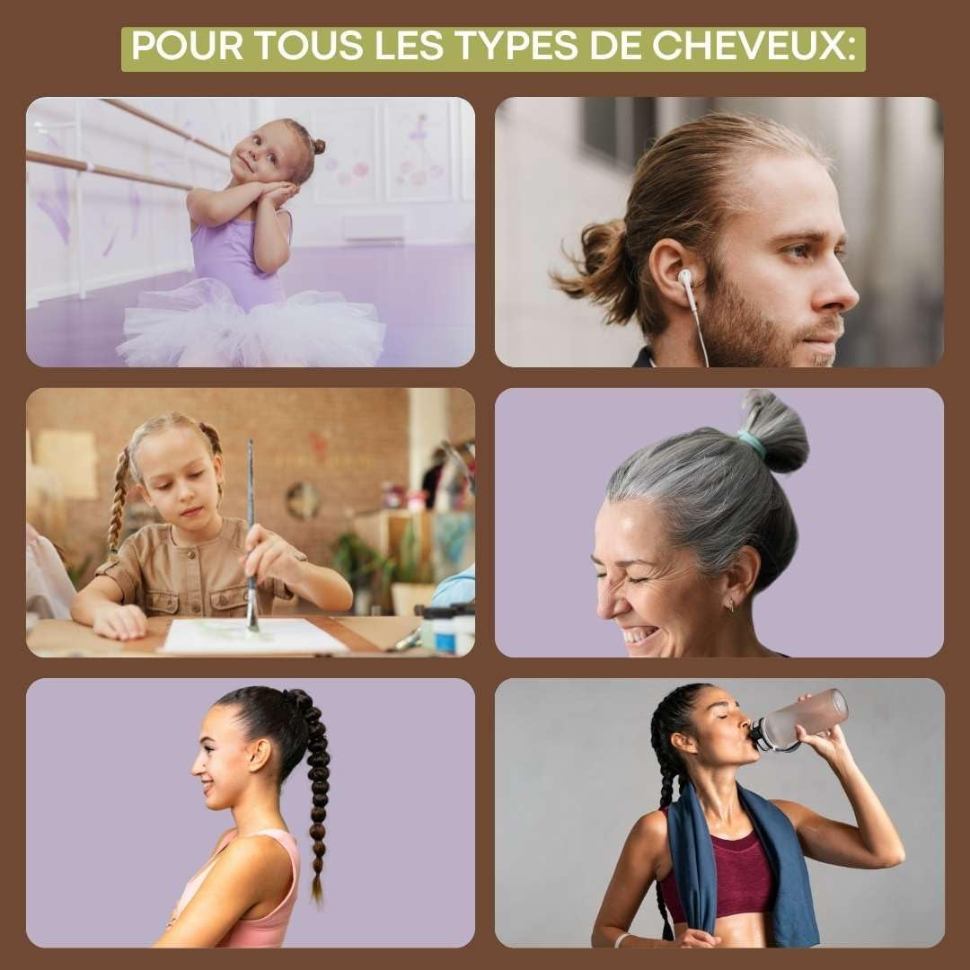Cire Cheveux Femme Pour Plaquage Avec Biotine Et Huile De Romarin, Anti-Frisottis, Stick Enfant, Wax 100% Naturel Et Végétalien, Certifié, 75Gr