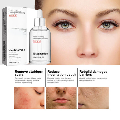 Nicotinamide Face Serum Nourish Face Contour Facial W-Hitening Shrink Pores Pigmentation Remover Skin Care Products 50Ml