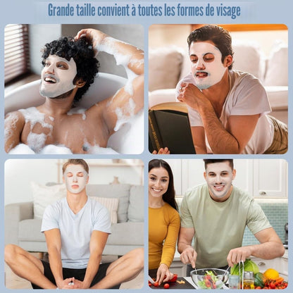 Couverture De Masque De Visage, Masque Facial De Silicone Pour Le Masques Silicone Visage Pour Les Hommes Et Les Femmes Réutilisable De Masque Pour Les Masques En Flocons