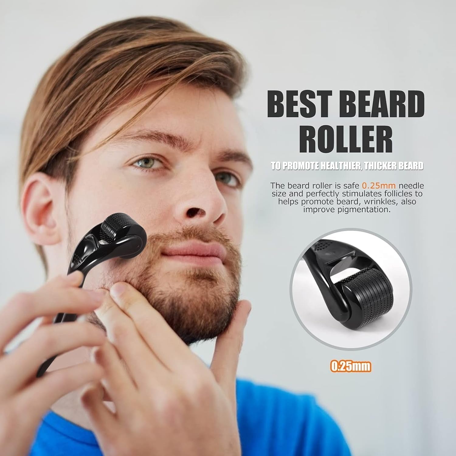 Kit Barbe Homme Complet 12 En 1, Rasoir, Rouleau Barbe, Lames Barbe | Kit De Soin Complet Contenir Huile Barbe, Shampoing Barbe, Crèmes De Barbe, Peigne, Brosse, Ciseaux, Idée Cadeau Pour Homme