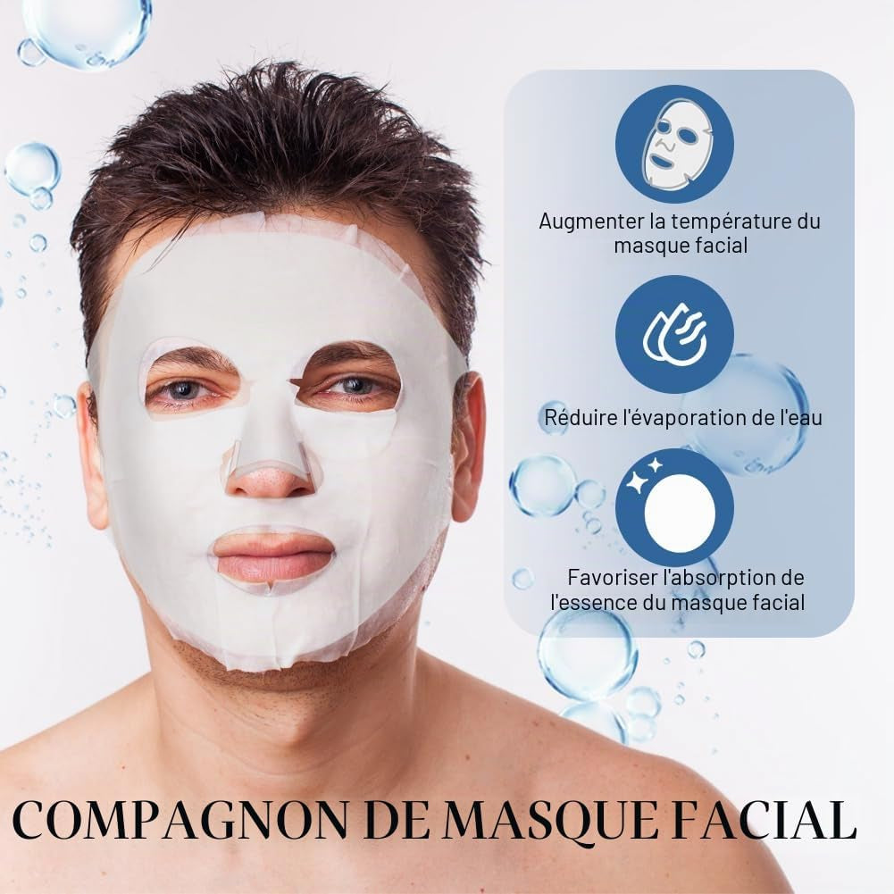 Couverture De Masque De Visage, Masque Facial De Silicone Pour Le Masques Silicone Visage Pour Les Hommes Et Les Femmes Réutilisable De Masque Pour Les Masques En Flocons