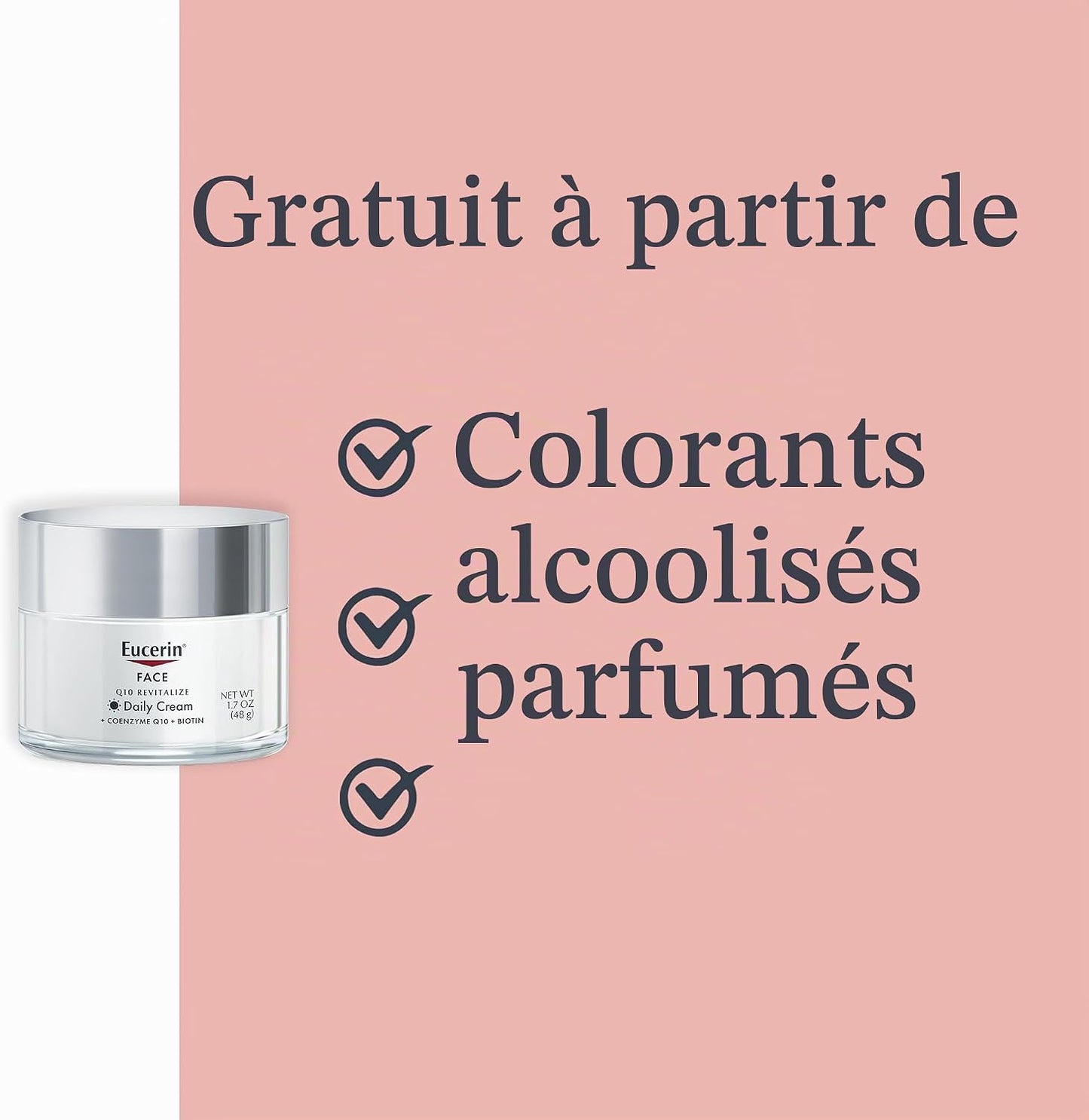 Crème Anti-Rides Pour Le Visage - Pour Peaux Sensibles - Avec Coenzyme Q10 - 48 G