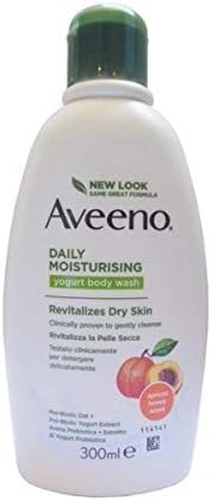 Daily Mosturising Crème Pour Le Corps Hydratant Au Yaourt, Crème Pour Le Corps Parfumée Au Miel Et Abricot, Crème Hydratante Pour Le Corps Peau Sèche À L'Avoine Et Le Yaourt Grec, 300 Ml