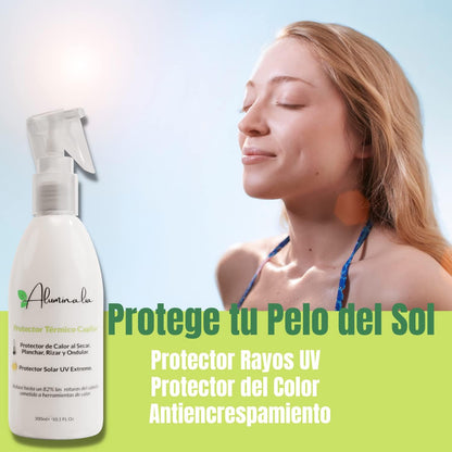 Spray De Protection Chaleur Cheveux - Spray Thermoprotecteur Cheveux Contre Lisseurs, Sèche-Cheveux Et Des Fers À Friser - Protection Des Cheveux Contre Les Rayons UV Du Soleil (300 Ml)