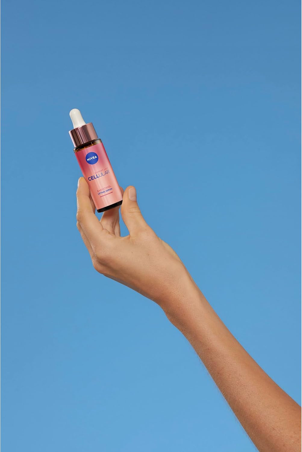 Cellular Expert Lift Sérum Visage Effet Liftant 3 Zones (1 X 30 Ml), Soin Visage anti Ride Concentré En Bakuchiol, Pour Visage, Cou & Décolleté