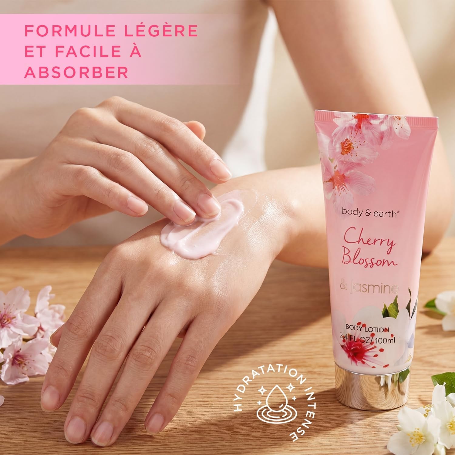 Coffret Soin - 8 Pièces Coffret Cadeau Femme | Cadeau D'Anniversaire Pour Femme Au Parfum De Cerisier En Fleur Et De Jasmin, Cadeau De Noël Pour La Famille Et Les Amis