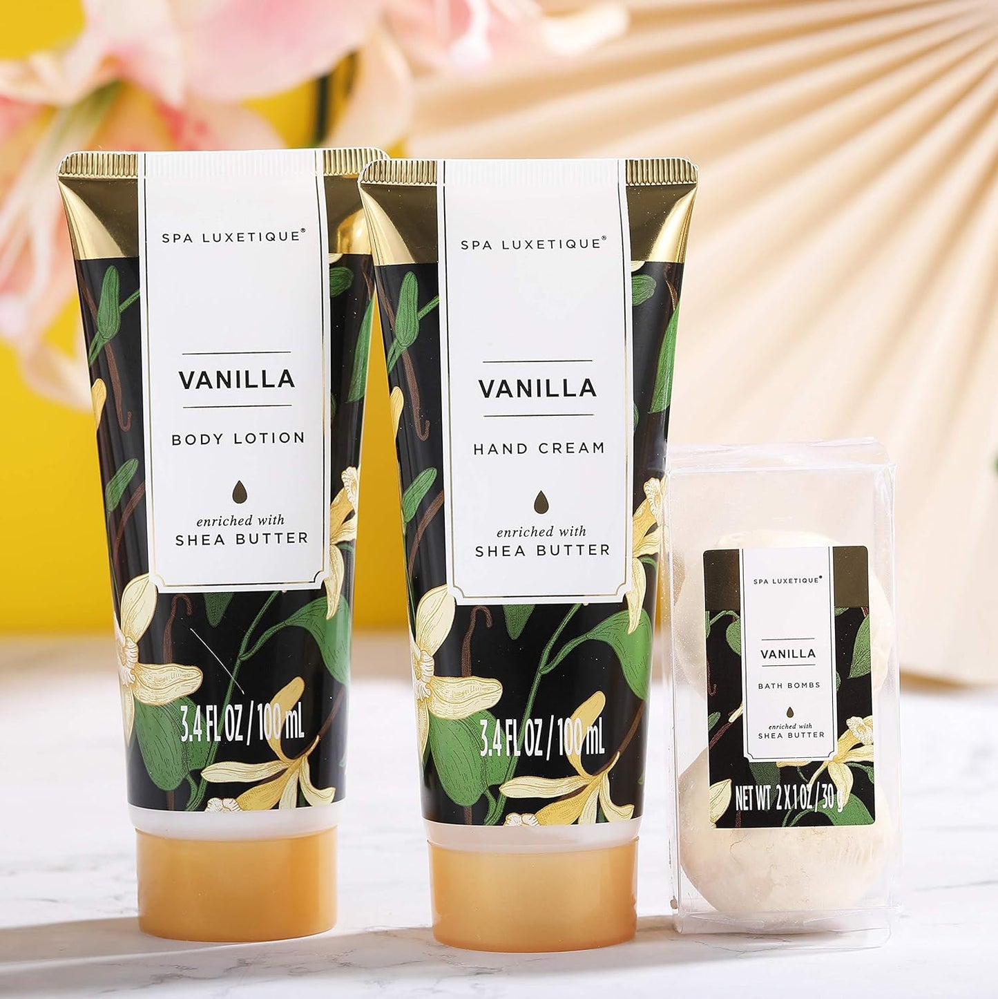 Coffret Soin Femme - 10Pcs Parfum De Vanille Coffret Beauté Bain Pour Femmes Avec Lotion Corporelle, Bain Moussant, Cadeau Saint Valentin, Idee Cadeaux Anniversaire Femme Maman