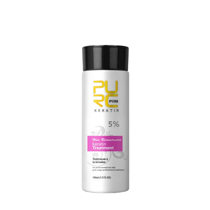 Brazilian Keratin Hair Treatment Formalin Professional Straightening Smoothing Curly Hair Frizz Dry Repair Cream Hair Care