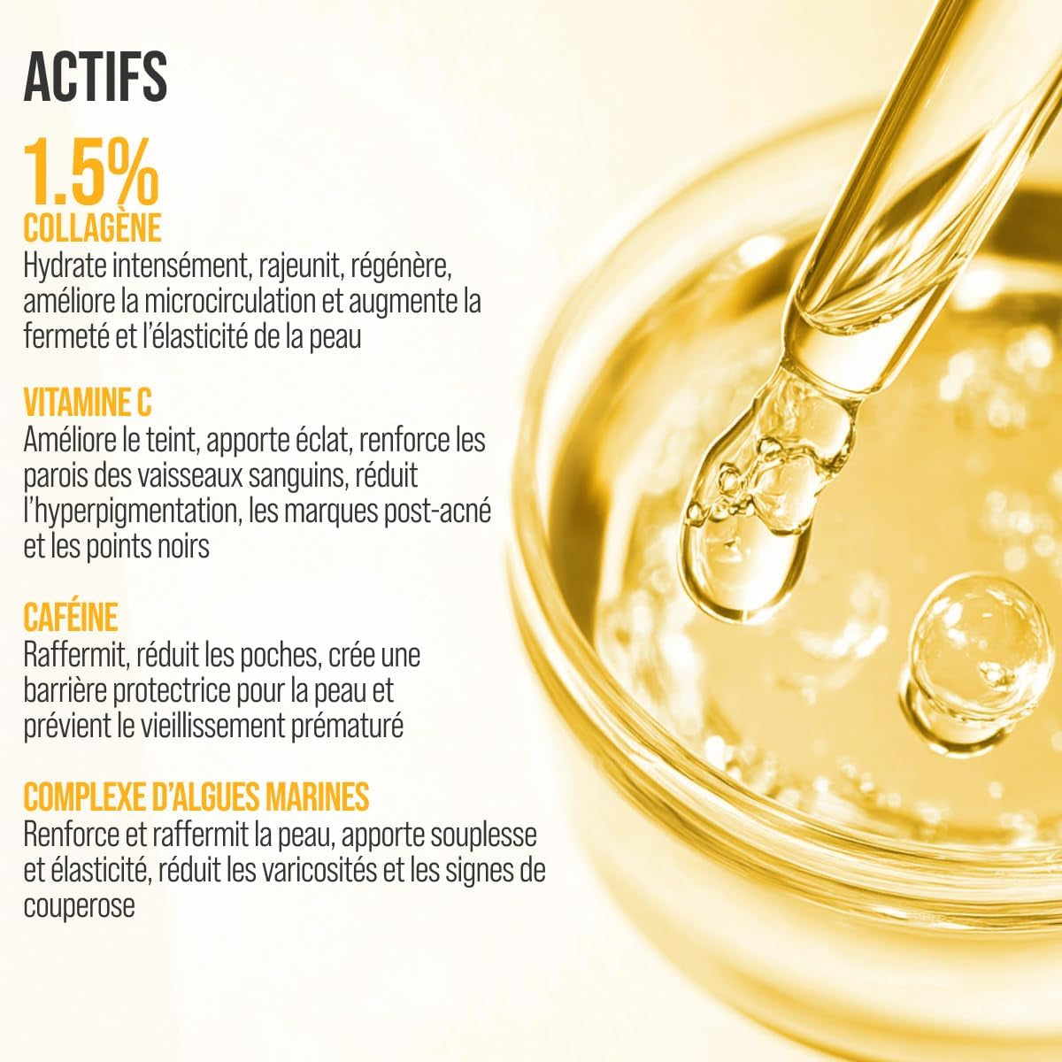Crème Coréenne Anti-Âge Visage & Cou, Collagène, 40 Ml | Rouleau De Massage, Effet Liftant, Fermeté Et Élasticité, Action Lissante Et Repulpante, Double Menton