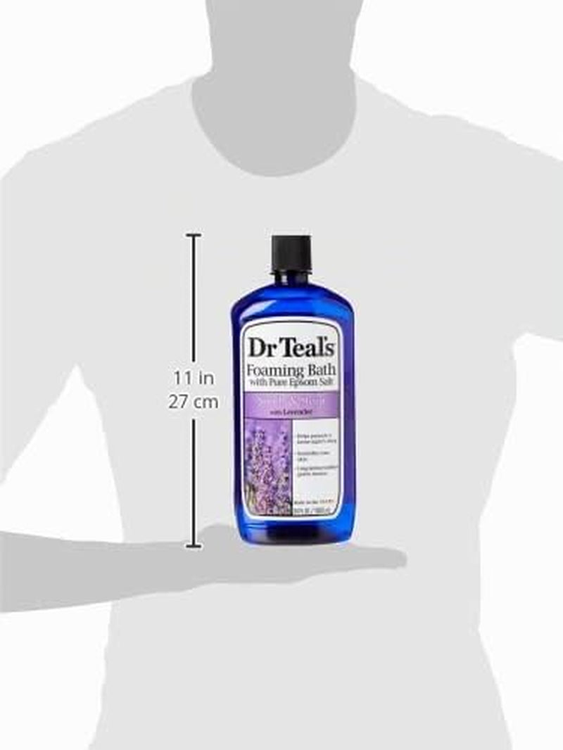 - Bain Moussant Au Sel D'Epsom Pur Et Lavande - Pour L’Apaisement Et Le Sommeil - 1 Litre