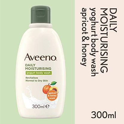 Daily Mosturising Crème Pour Le Corps Hydratant Au Yaourt, Crème Pour Le Corps Parfumée Au Miel Et Abricot, Crème Hydratante Pour Le Corps Peau Sèche À L'Avoine Et Le Yaourt Grec, 300 Ml