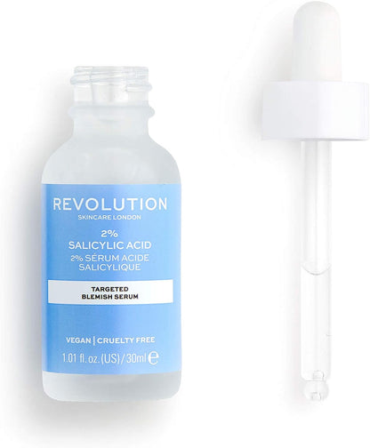 Revolution Skincare London, Sérum Anti-Imperfections À 2% D'Acide Salicylique BHA, 30Ml