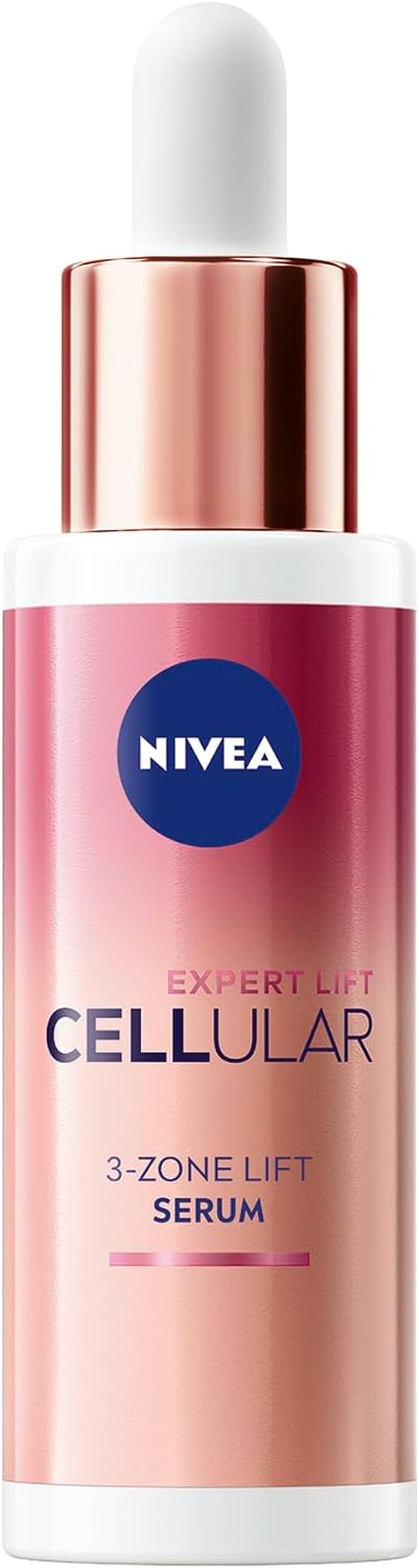 Cellular Expert Lift Sérum Visage Effet Liftant 3 Zones (1 X 30 Ml), Soin Visage anti Ride Concentré En Bakuchiol, Pour Visage, Cou & Décolleté