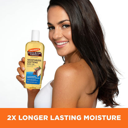 Palmers Cocoa Butter Formula with Vitamin E Moisturizing Body Oil for Unisex 8.5 Oz Oil