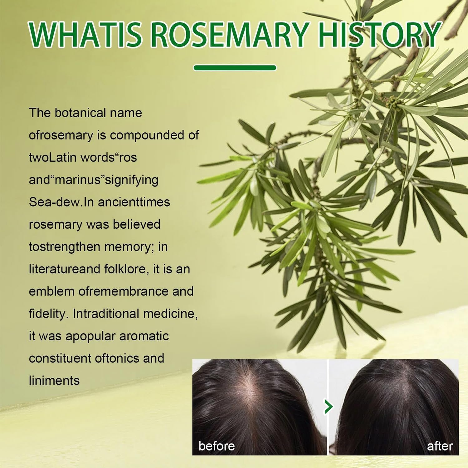 Huile De Romarin 100% Naturelle Pour Cheveux - Pure Organics Rosemary Mint Oil - Stimule La Croissance Et Prévient La Chute Des Cheveux