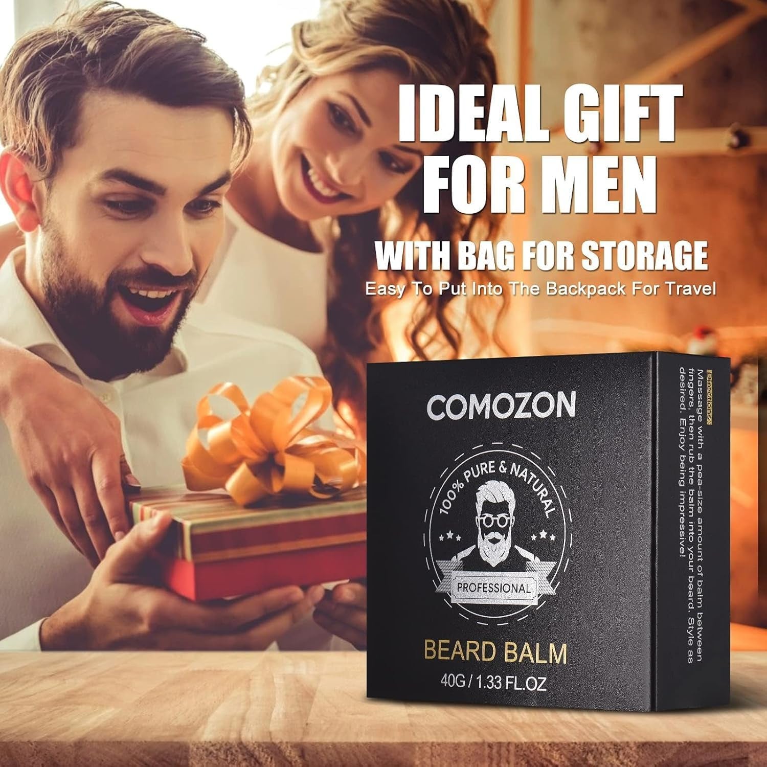Kit Barbe Homme Complet 12 En 1, Rasoir, Rouleau Barbe, Lames Barbe | Kit De Soin Complet Contenir Huile Barbe, Shampoing Barbe, Crèmes De Barbe, Peigne, Brosse, Ciseaux, Idée Cadeau Pour Homme