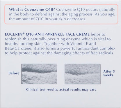 Crème Anti-Rides Pour Le Visage - Pour Peaux Sensibles - Avec Coenzyme Q10 - 48 G