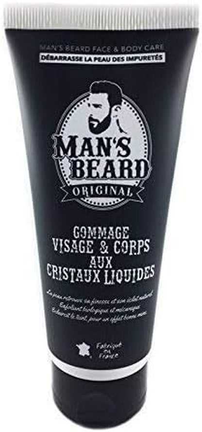 - Skincare Soin Homme- Exfoliant, Peeling Et Extracteur Point Noir- Gommage Corps Et Visage - Ingrédient D'Origine Naturelle - 100% Fabrication Française - 100 Ml